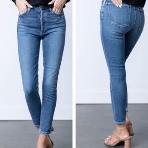 Agolde Nico High Rise Slim Fit Jeans, size 28